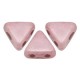 Les perles par Puca® Kheops beads Opaque light rose ceramic look 03000/14494